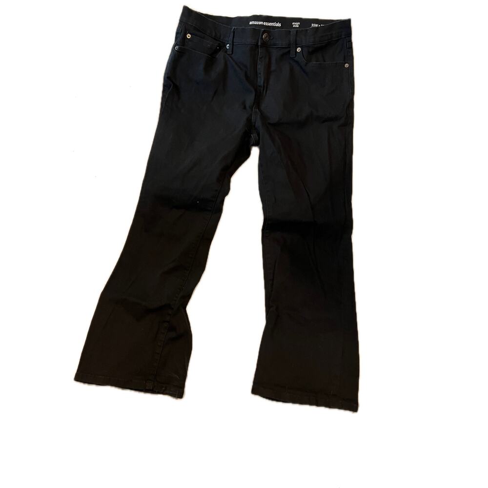 Amazon Essentials Straight Black Jeans, Men's 35x30